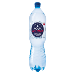 AQUA POLONIA woda mineralna gaz 1,5 L /6 szt/