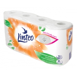 LINTEO papier toaletowy 3W /8 szt/