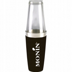 MONIN Shaker Boston czarny ze szklannicą 