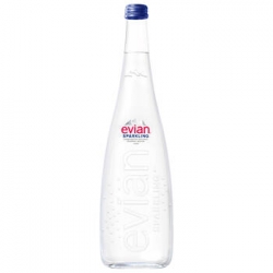 EVIAN woda gaz 750ml /12 szt/