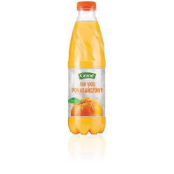GRAND sok pomarańczowy 1L PET /6 szt/