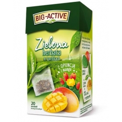 HERBAPOL BIG ACTIVE zielona z opuncją i mango 20T 