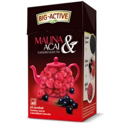 HERBAPOL BIG ACTIVE czarna malina + acai  20T