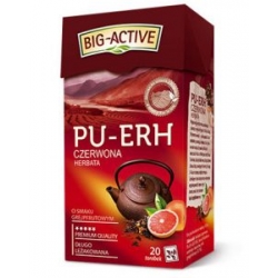 HERBAPOL BIG ACTIVE czerwona pu erh grejfrut  20T 