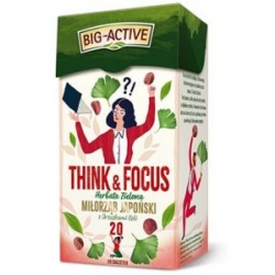 HERBAPOL BIG ACTIVE Think&Focus z miłorzębem 20T