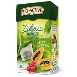 HERBAPOL BIG ACTIVE zielona papaja i jagody goji 20T 