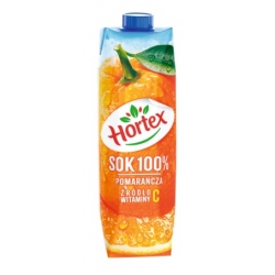HORTEX sok pomarańcz 1L /12 szt/