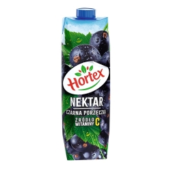 HORTEX nektar czarna porzeczka 1L /12 szt/