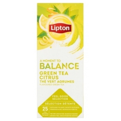 LIPTON herbata zielona cytrusy /25 szt/