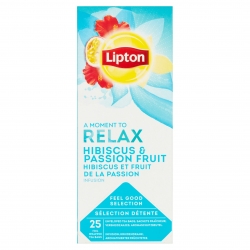 LIPTON herbata hibiscus marakuja /25 szt/