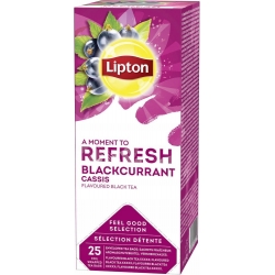 LIPTON herbata czarna porzeczka /25 szt/