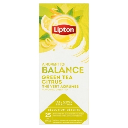 LIPTON herbata zielona cytrusy /25 szt/