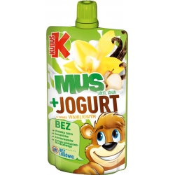 KUBUŚ mus wanilia - jogurt 80g 