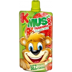 KUBUŚ mus owocowy truskawka 100g 