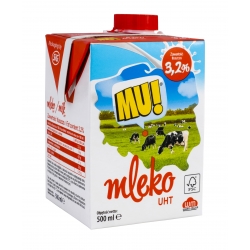 SIERADZ mleko MU 3,2%  500ml /12 szt/