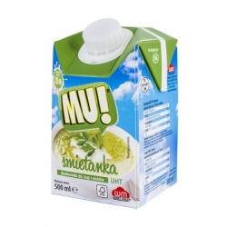 SIERADZ śmietanka MU 18% 500ml