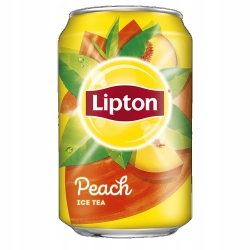 LIPTON puszka peach 330ml /24/