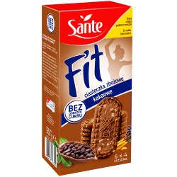 SANTE FIT Ciasteczka zbożowe Kakao bez cukru 300g