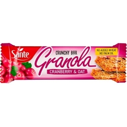 SANTE GRANOLA Baton Owsiany Żurawina 40g