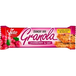 SANTE GRANOLA Baton Owsiany Żurawina 40g