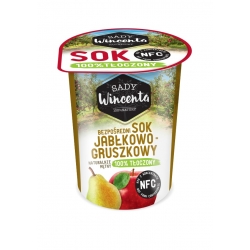 SADY WINCENTA sok jab-gruszk. kubek 200ml /20 szt/