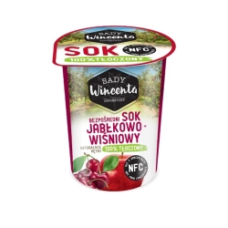 SADY WINCENTA sok jab-wiśn. kubek 200ml /20 szt/