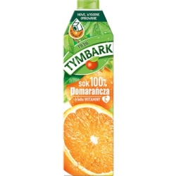 TYMBARK sok pomarańcz 1L /12 szt/
