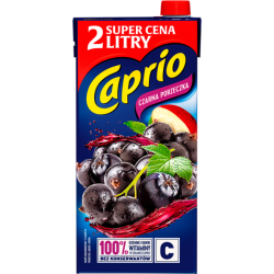 CAPRIO 2L czarna porzeczka /6 szt/