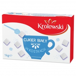 CUKIER biały kostka 1KG